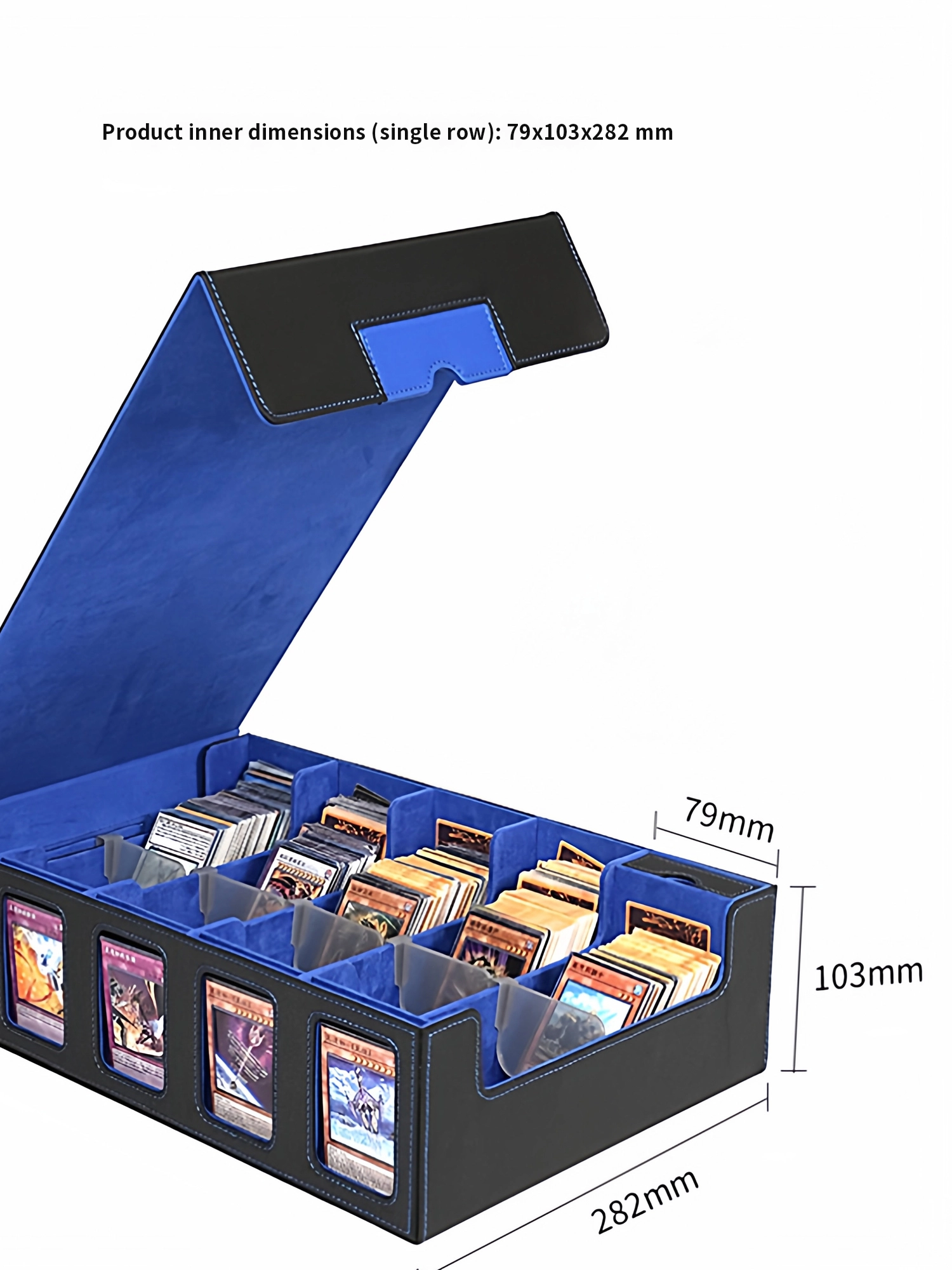 Storage - Boîte de rangement multi-compartiments en cuir