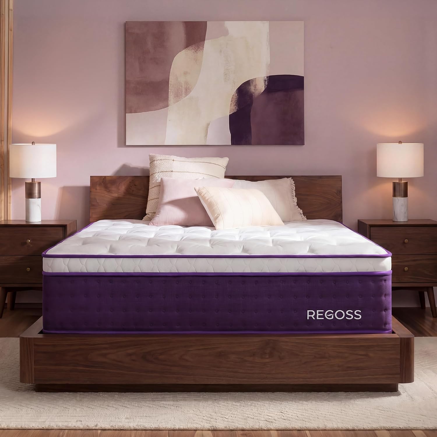 Memory Foam Mattress In A Box Queen - Matelas Queen en peluche douce, matelas