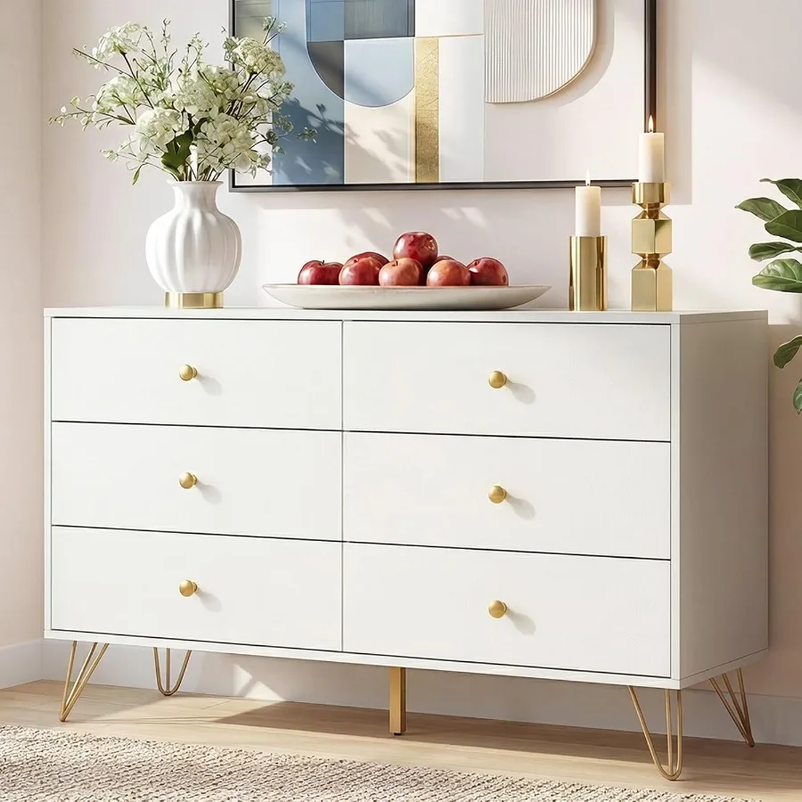 Commode blanche à 6 tiroirs po - Storage avis et prix