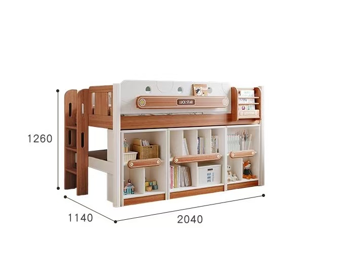 # Lits superposés en bois mass - Bunk Bed With Stairs And Slide avis et prix