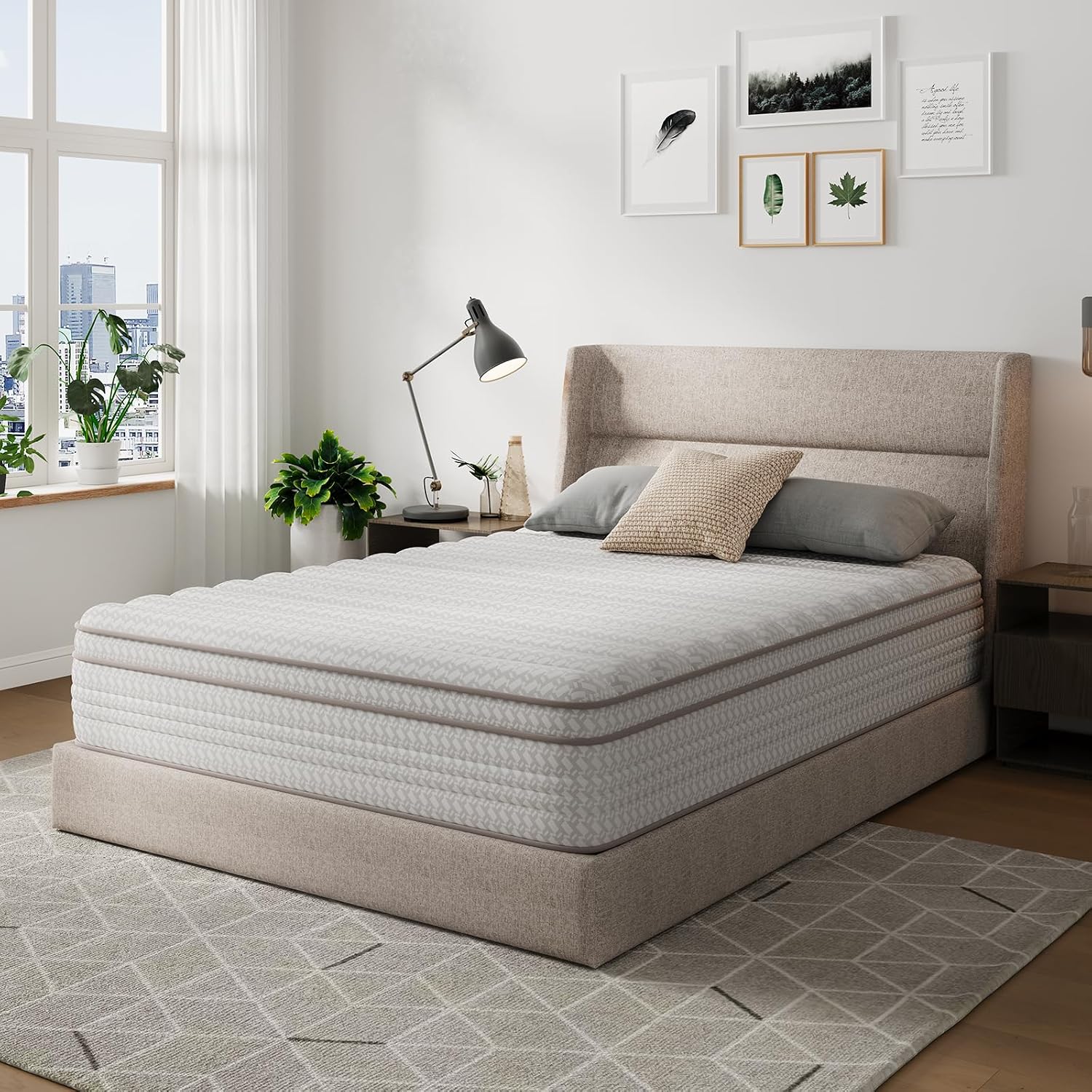Matelas Queen Size 12 pouces,  - Memory Foam Mattress In A Box Queen avis et prix