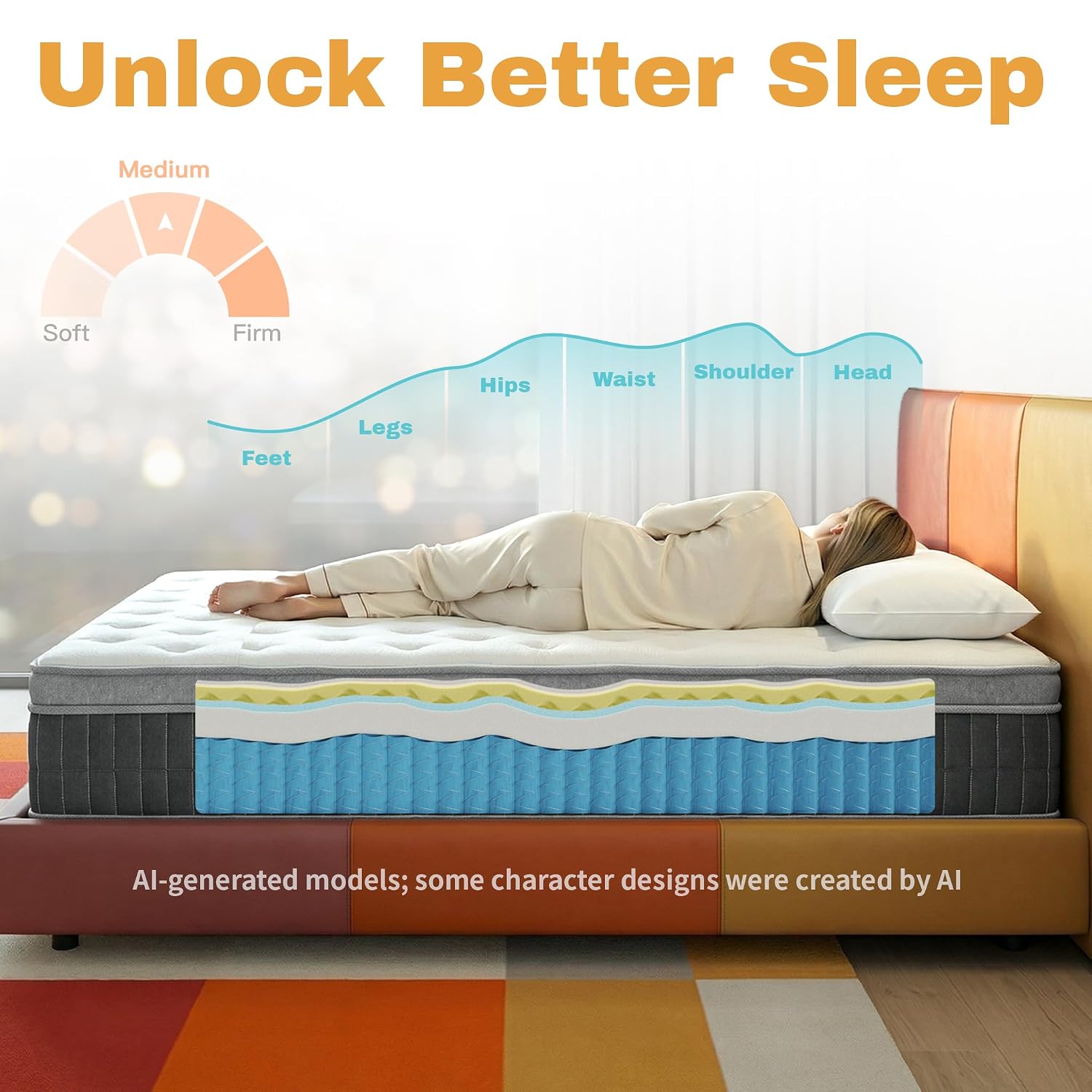 Matelas Queen Size en boîte, 1 - Memory Foam Mattress In A Box Queen avis et prix