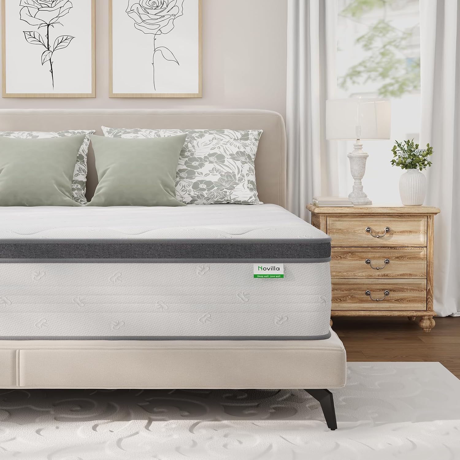 Matelas Queen 14 pouces, lit Q - Memory Foam Mattress In A Box Queen avis et prix