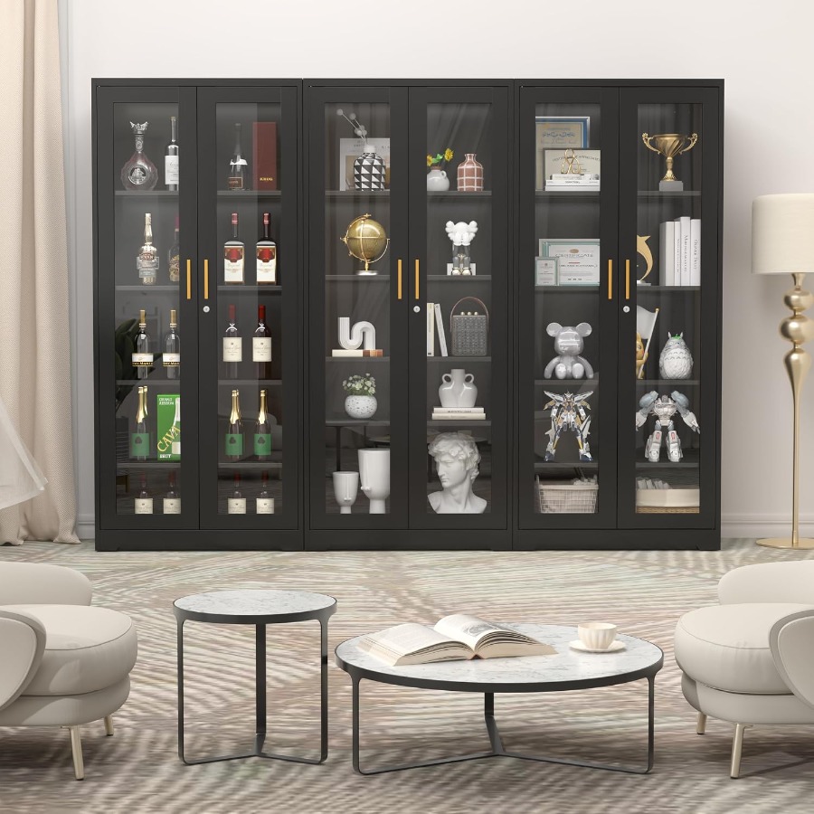 Vitrine en verre 71 avec serru - Storage avis et prix